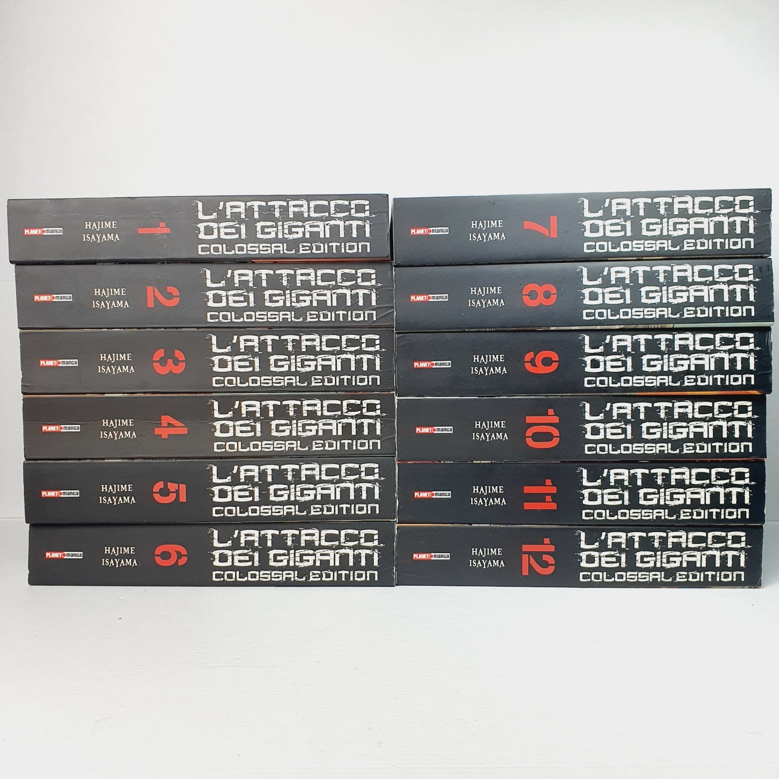 L' Attacco Dei Giganti Colossal Edition 1/12 Serie Completa 