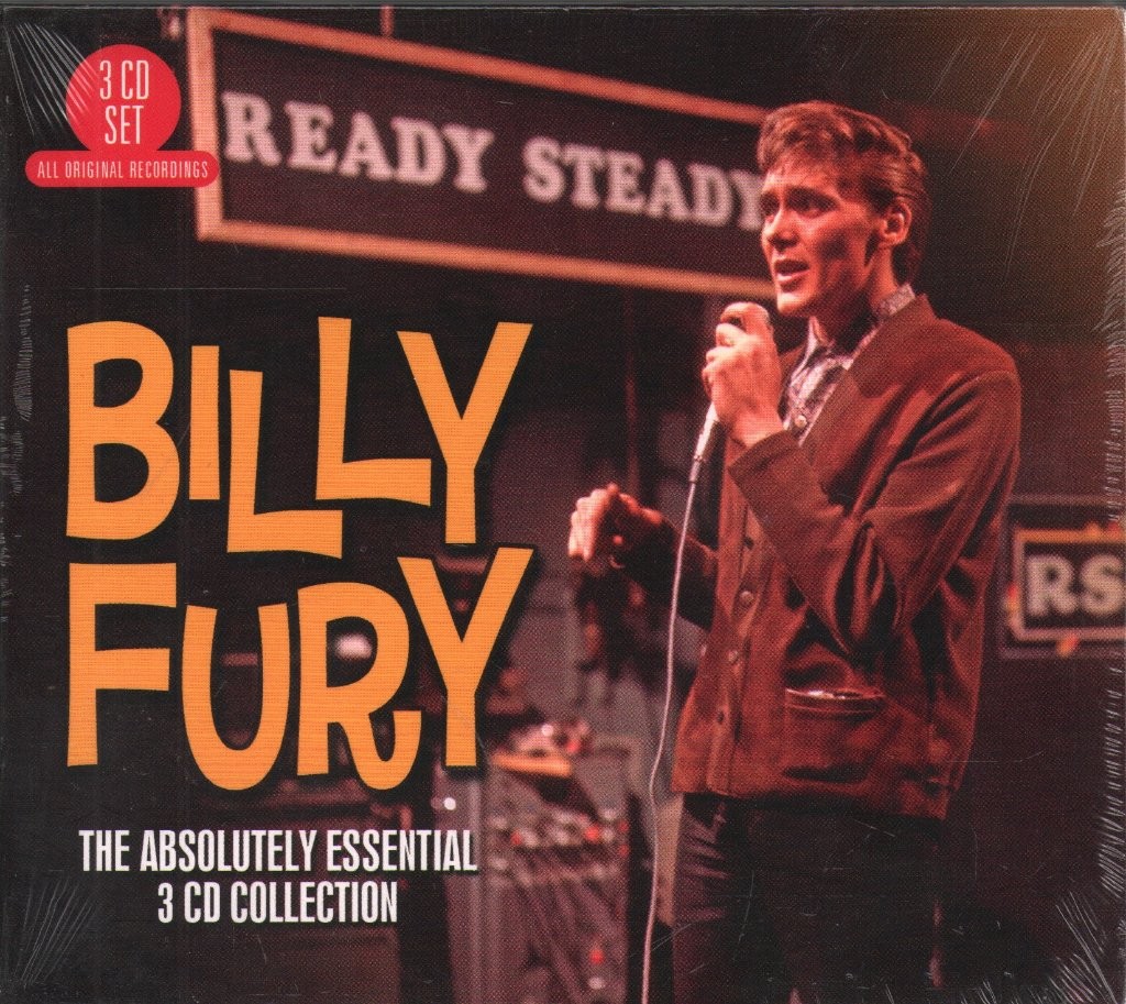 Billy Fury Assolutamente Essential CD Set Europa Big3 2016 3CD Digipak