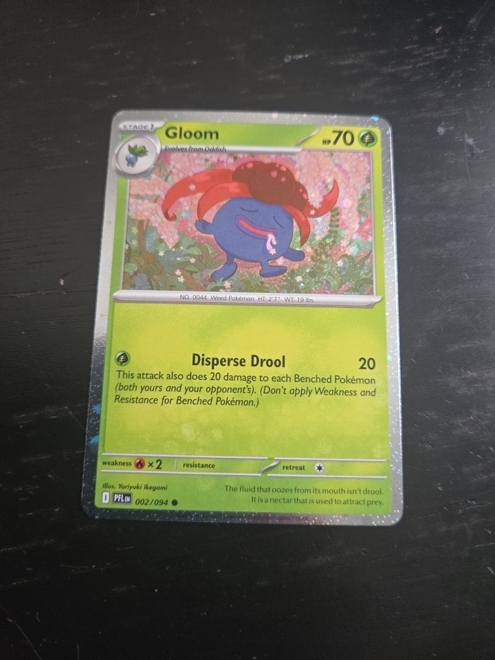 Pokemon Gloom 002/094 Fiamme Fantastiche Cosmos Holo quasi nuovo