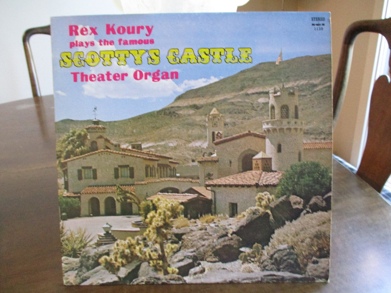 Rex Koury Plays the Famous Scotty's Castle Theatre Organ - 1970'S LP NM Vinyl $6