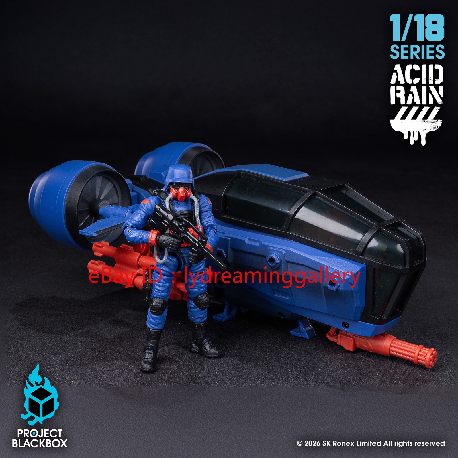 BlackBox PBB-AR007s The war of acid rain Vesper Wingflux Set 1/18 Model set