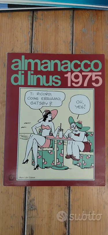 Almanacco Linus anni 70 vintage 