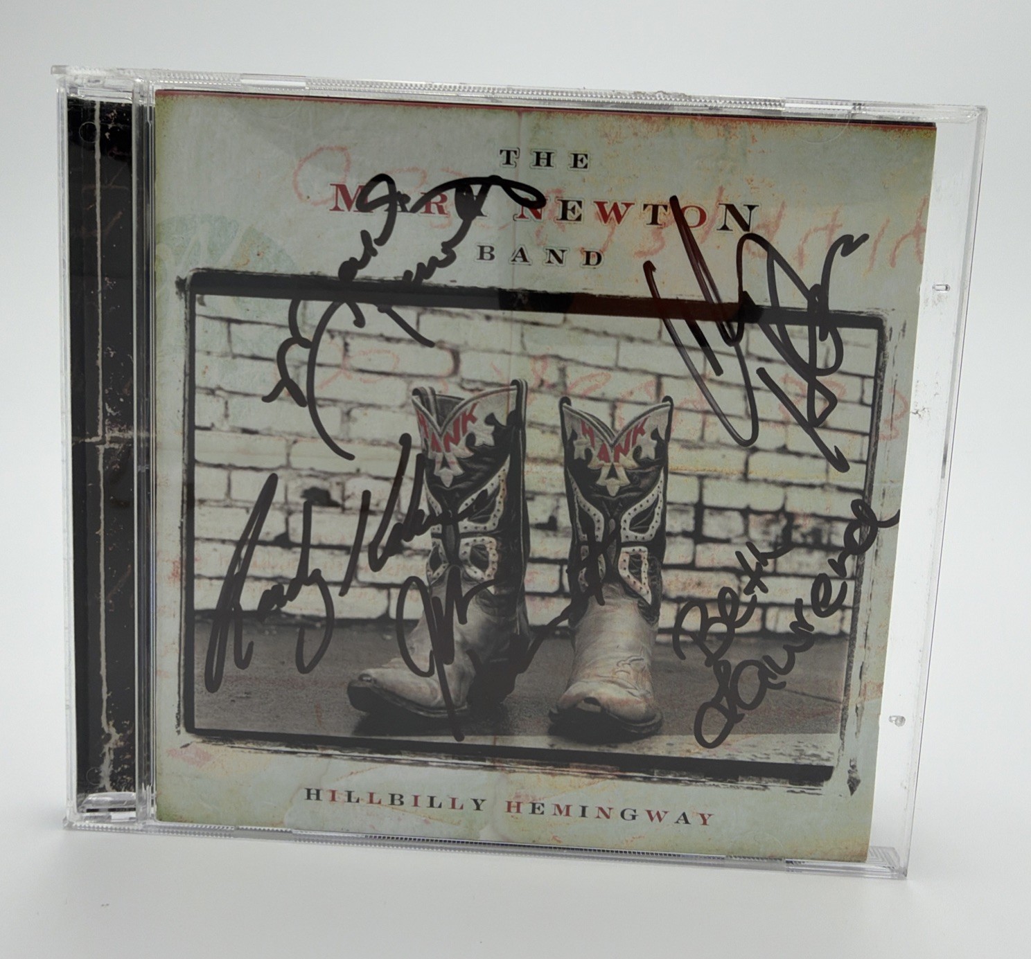 The Mark Newton Band Hillbilly Hemingway 2006 Rebel Records CD (Band Signed)