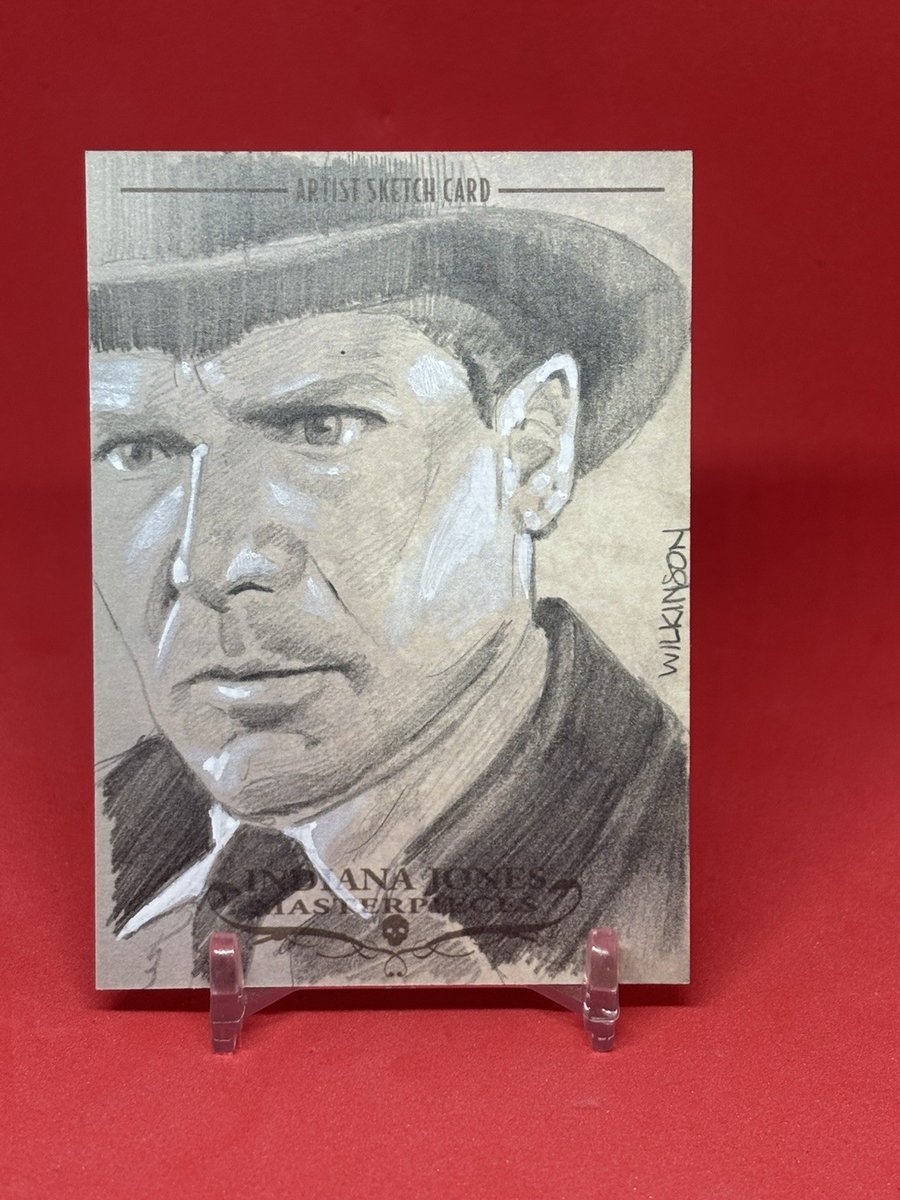 2008 Topps Indiana Jones Masterpieces Artist Sketch Card 1/1 Sarah Wilkinson