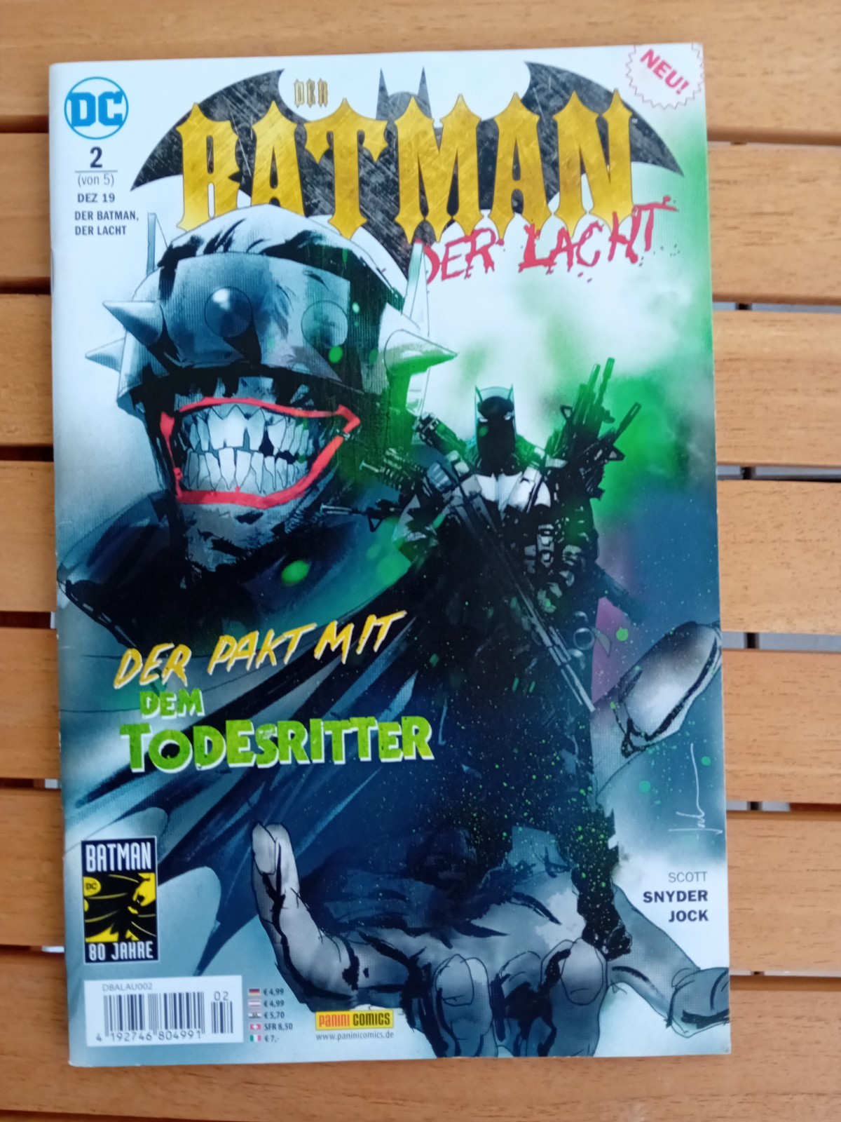 DER BATMAN, DER LACHT "Der Pakt mit dem Todesritter" DC 2/2019