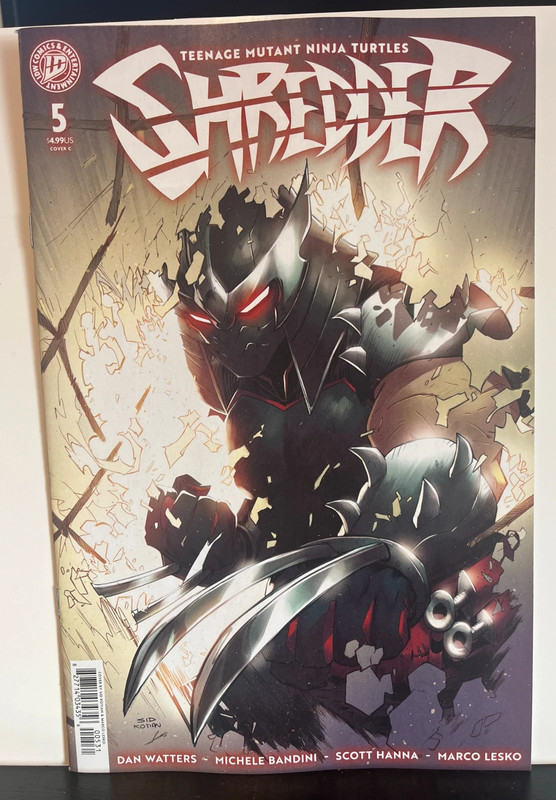 Teenage Mutant Ninja Turtles: Shredder #5 Sid Kotian cover (IDW Publishing)