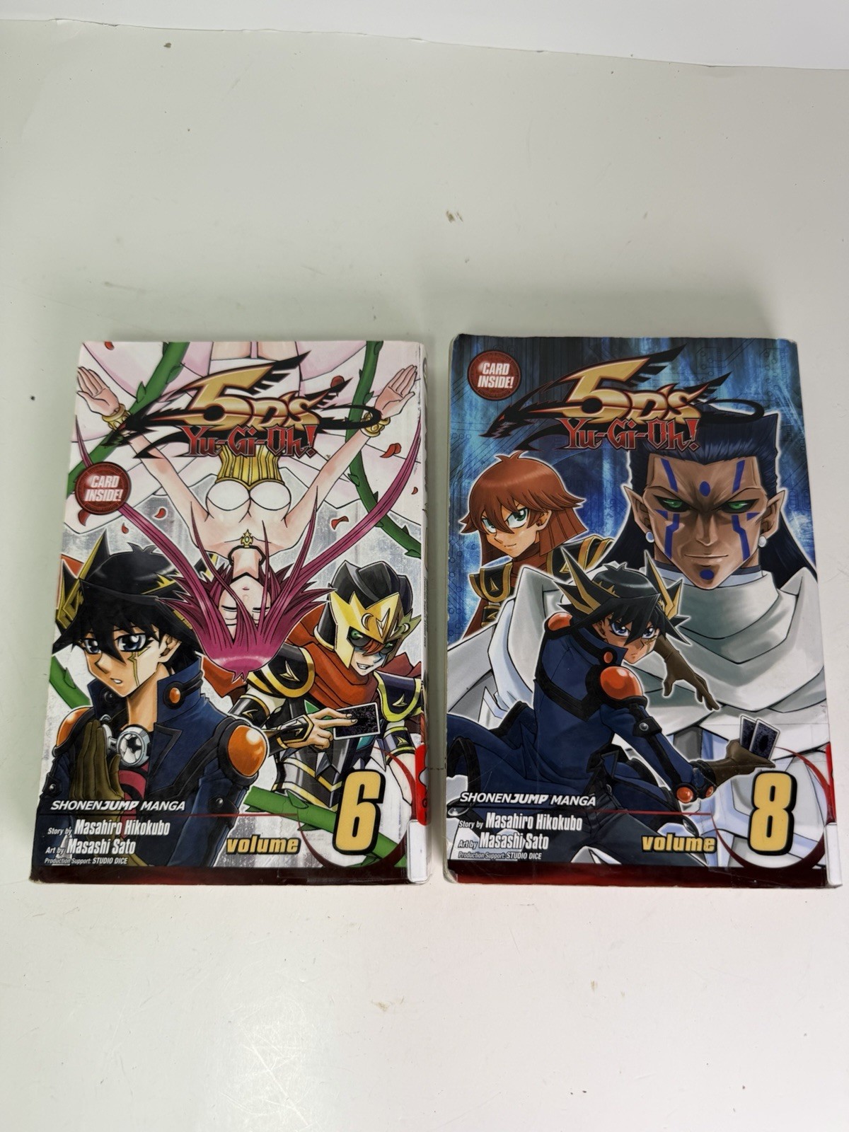 Yu-Gi-Oh! 5D's Vol 6 & 8 Masahiro Hikokubo & Masashi Sato manga graphic novel