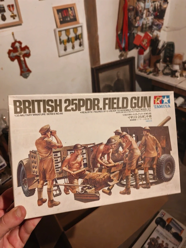 British 25pdr.field Gun 1/35 Tamiya
