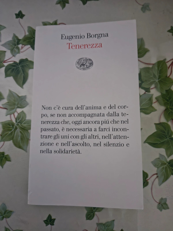 Tenerezza - Eugenio Borgna libro