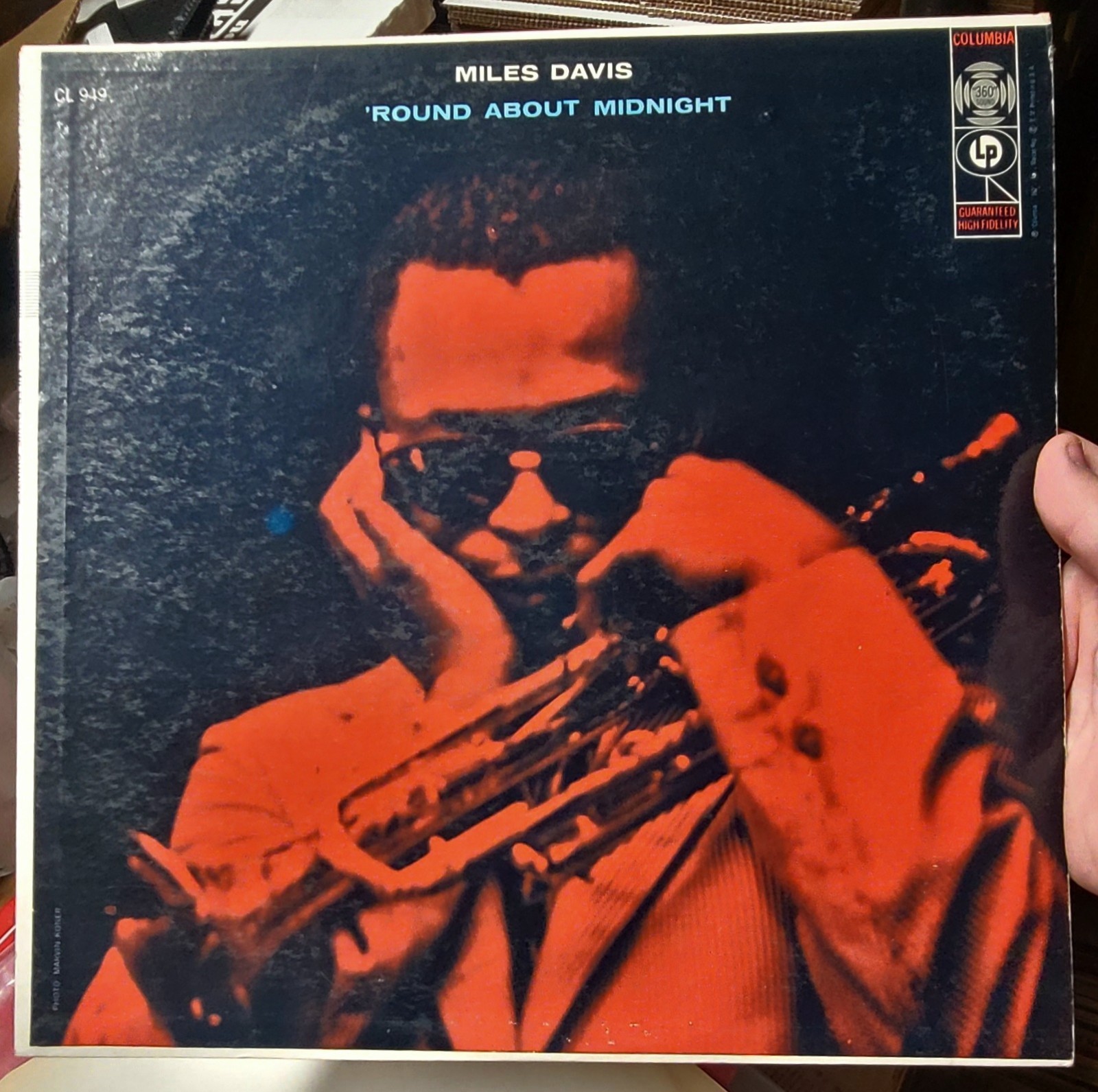 Miles Davis Round About Midnight CL 949 Columbia LP Promo EX/NM 1957 6-eye