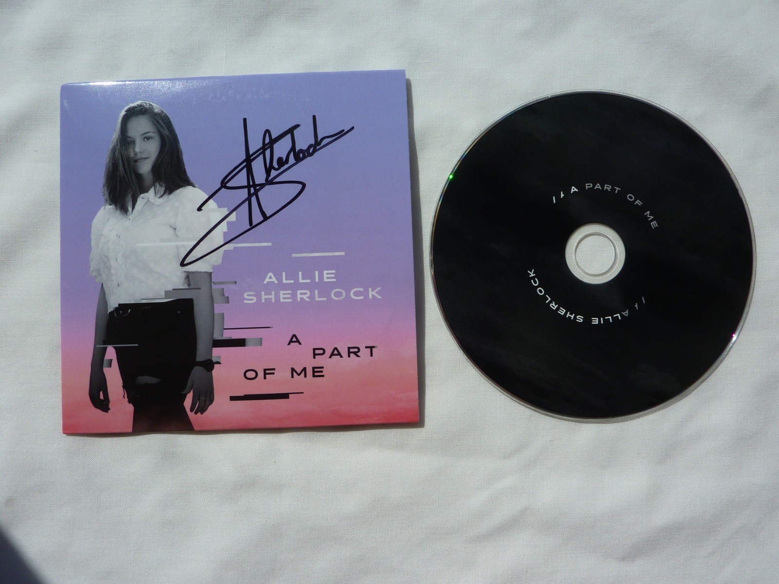 Allie Sherlock A Part Of Me 12 track CD album signed