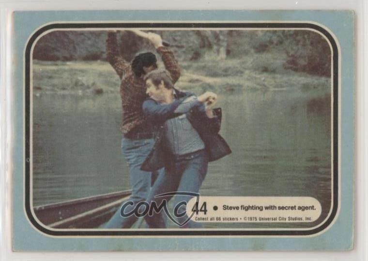 1975 Donruss L'uomo da sei milioni di dollari Steve che combatte con l'agente segreto #44 0s4