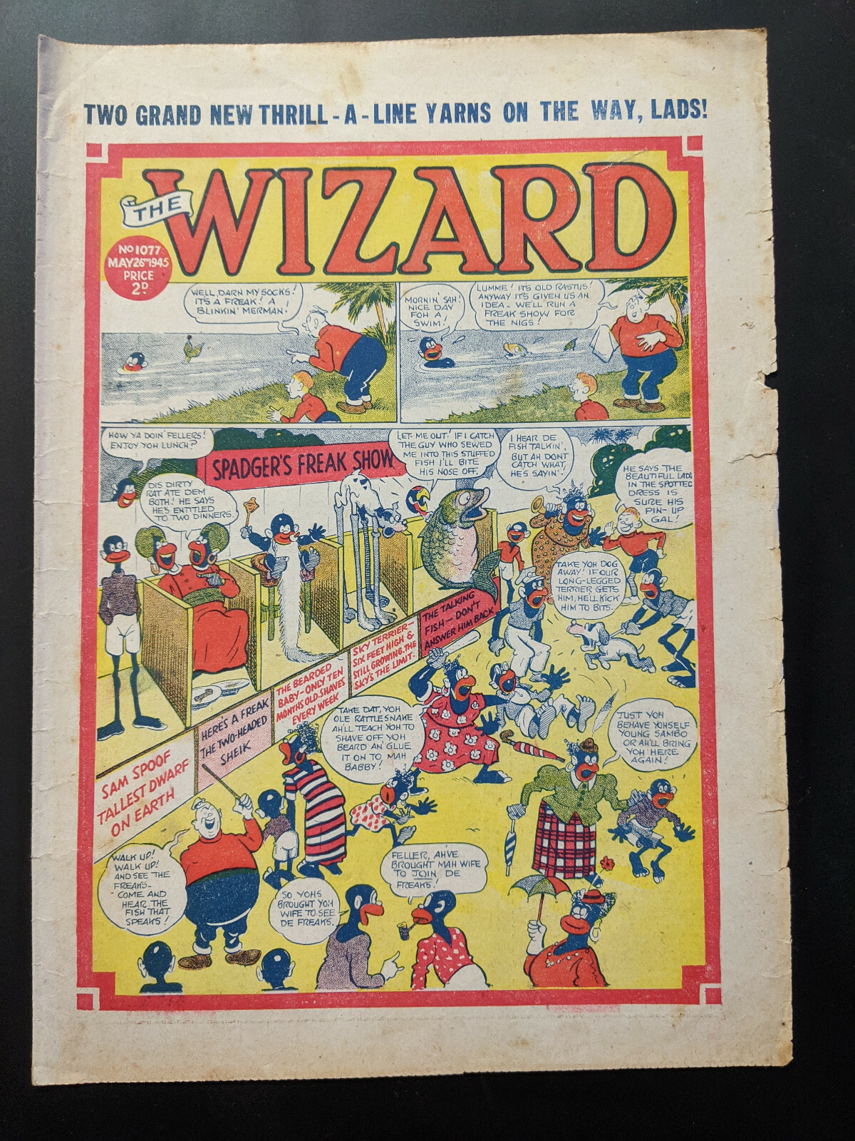 Wizard Comic No 1077, May 26th 1945.