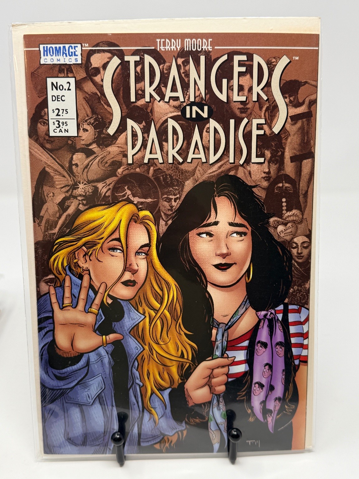 Stranieri in paradiso n. 2 fumetti omaggio Terry Moore 1994