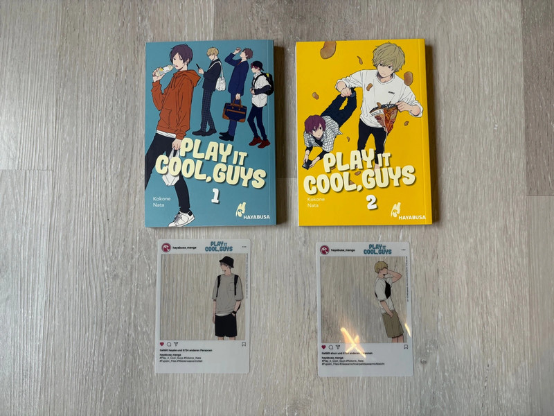 Play It Cool Guys Band 1 & 2 + SNS Cards