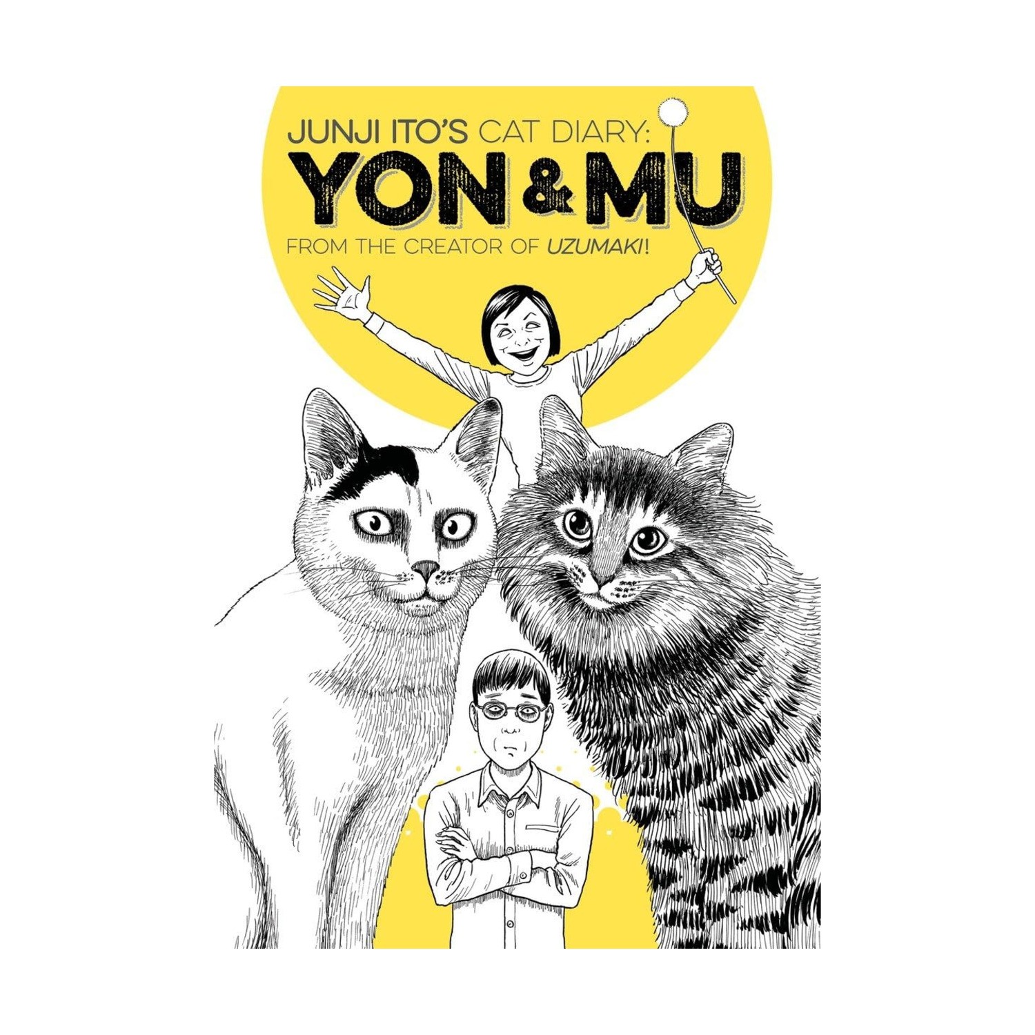 Kodansha Int Graphic Novel Diario del gatto di Junji Ito - Yon & Mu VG+