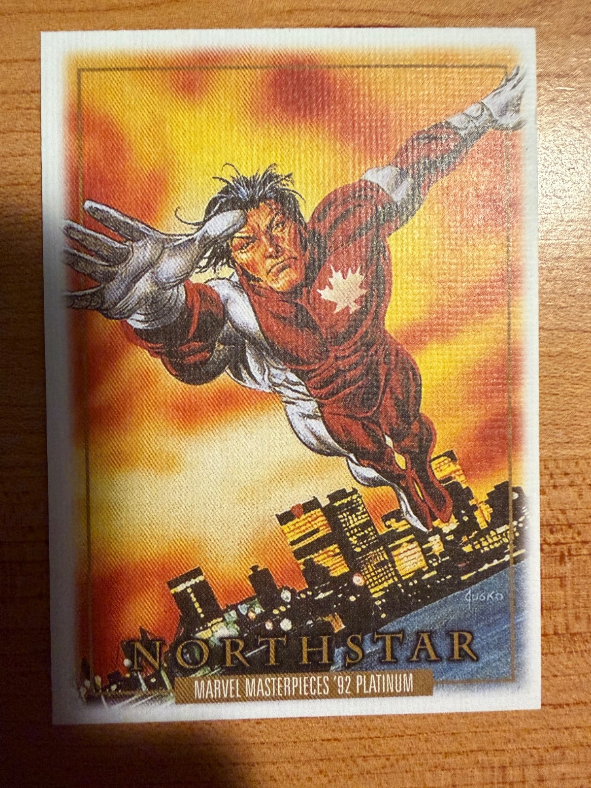 SKYBOX 2024 MARVEL MASTERPIECES 92 PLATINUM NORTHSTAR CANVAS CARD #69