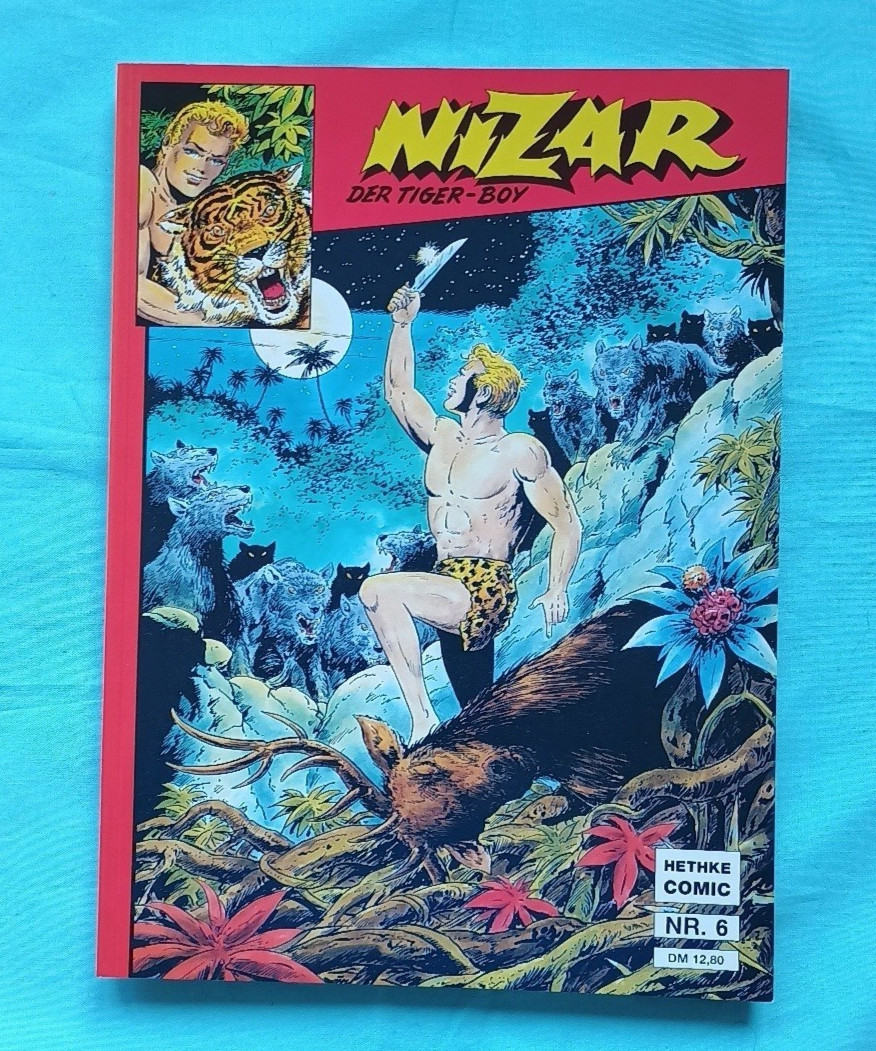 NIZAR il Tiger-Boy SC numero 6 Hethke 1990 ottime condizioni