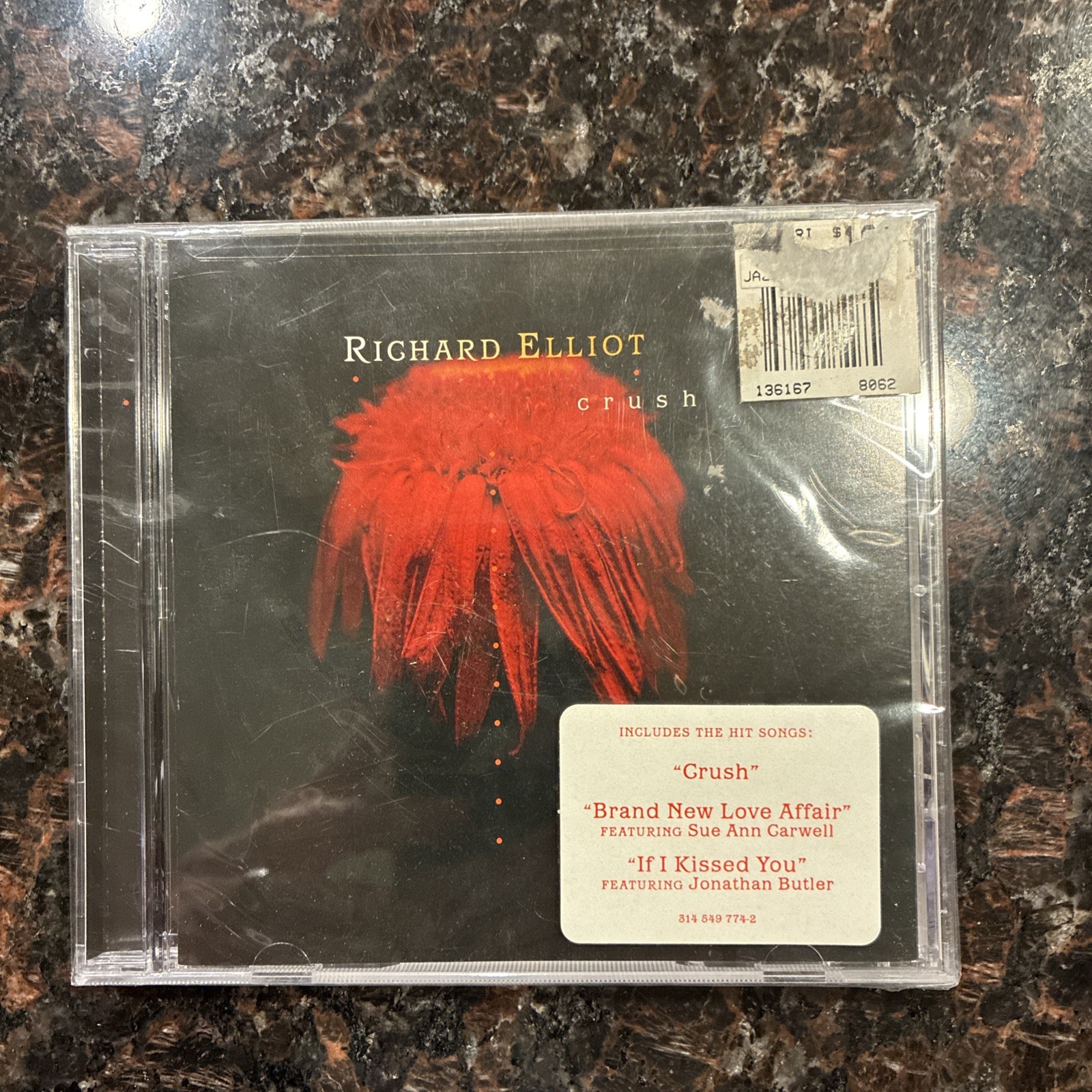 Richard Elliot Crush CD 2001 Rare BMG Music Club Issue USA *New Sealed