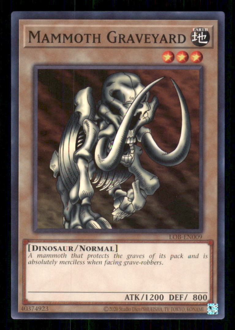 Mammoth Graveyard LOB-EN009 (Edizione 25° Anniversario) Yu-Gi-Oh Unlimited NM