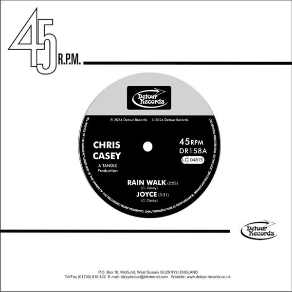 Casey - Rain Walk - VINYL - P2222z