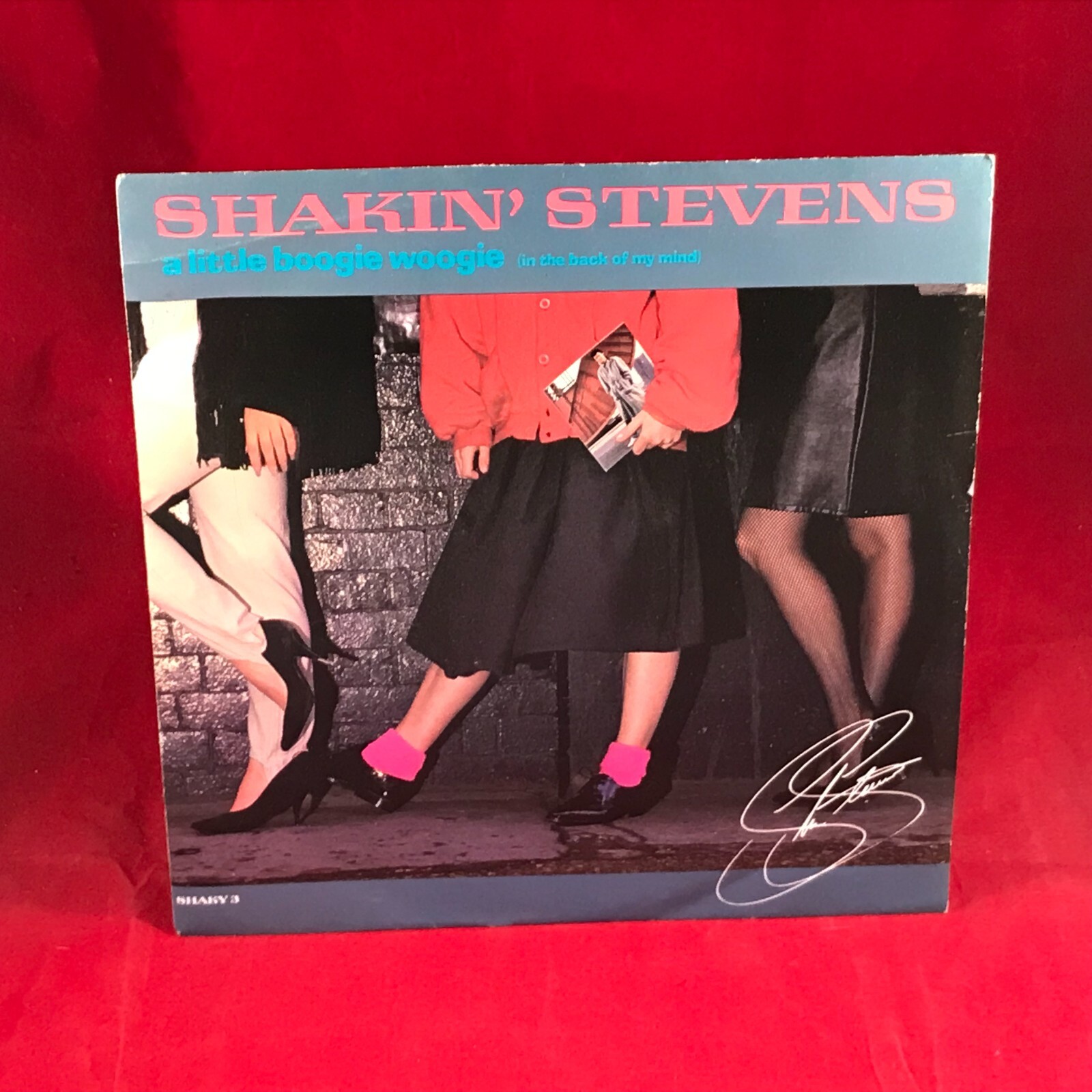 SHAKIN' STEVENS A Little Boogie Woogie 1987 UK 7" vinyl single original 45 #