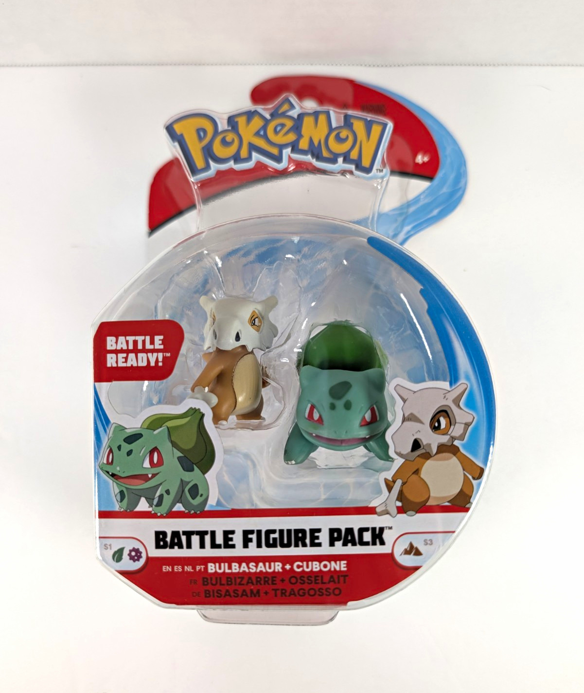 Pokémon Battle Figure Pack Bulbasaur & Cubone nuovo con scatola