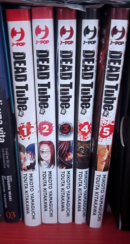 Lotto Manga Dead tube Vol. 1-5 J-Pop
