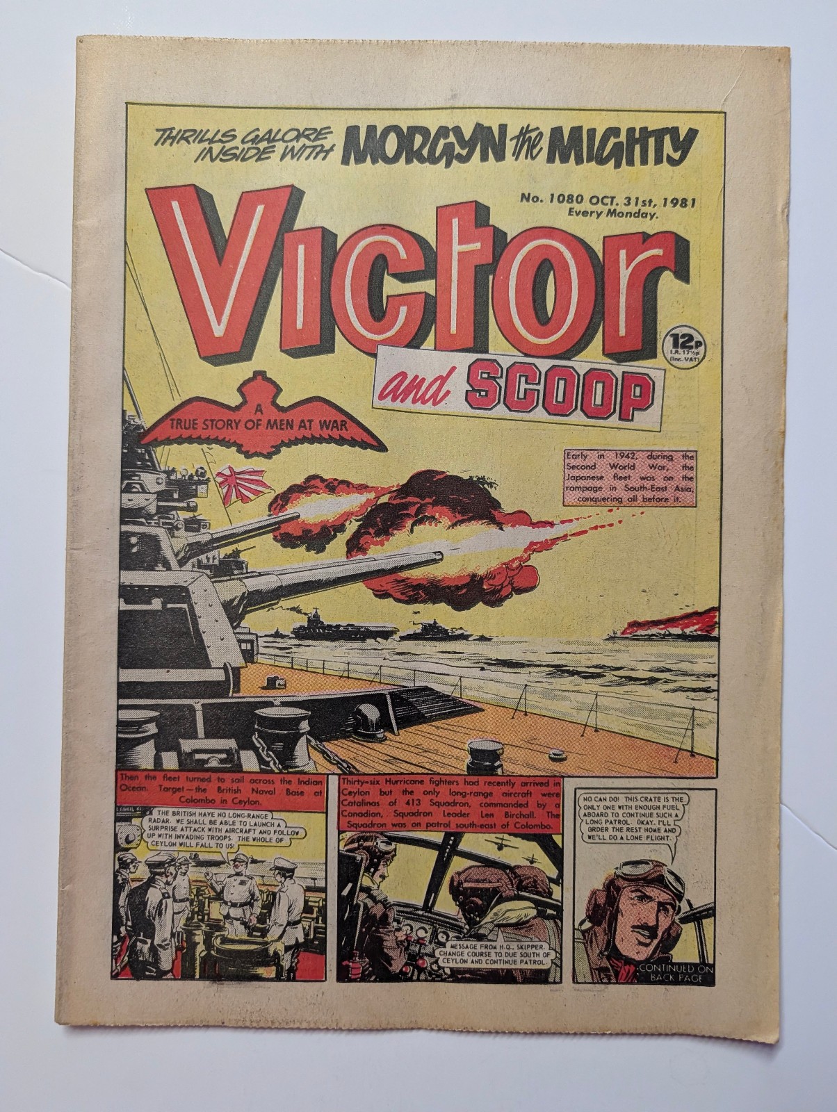 The Victor and Scoop Comic, No 1080, October 31st 1981.