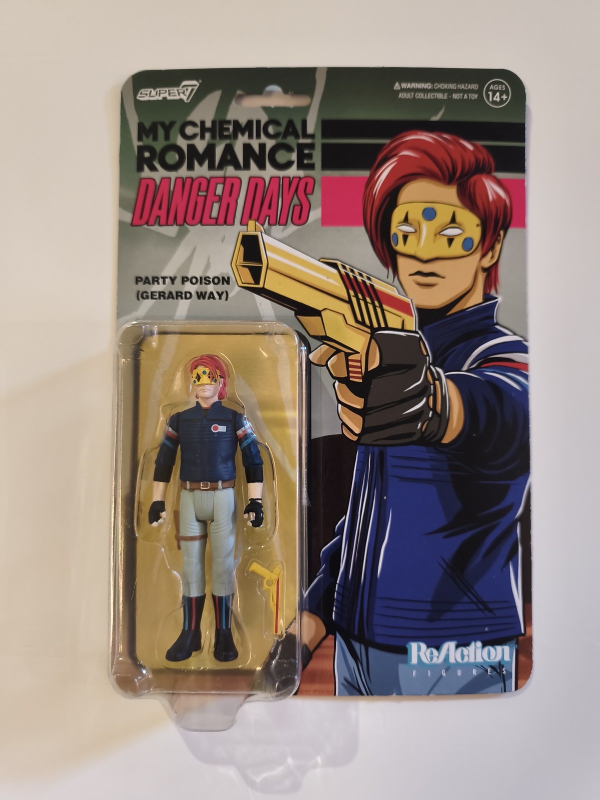 Modellino My Chemical Romance Danger Days Gerard Way Party Poison Super7 ReAction