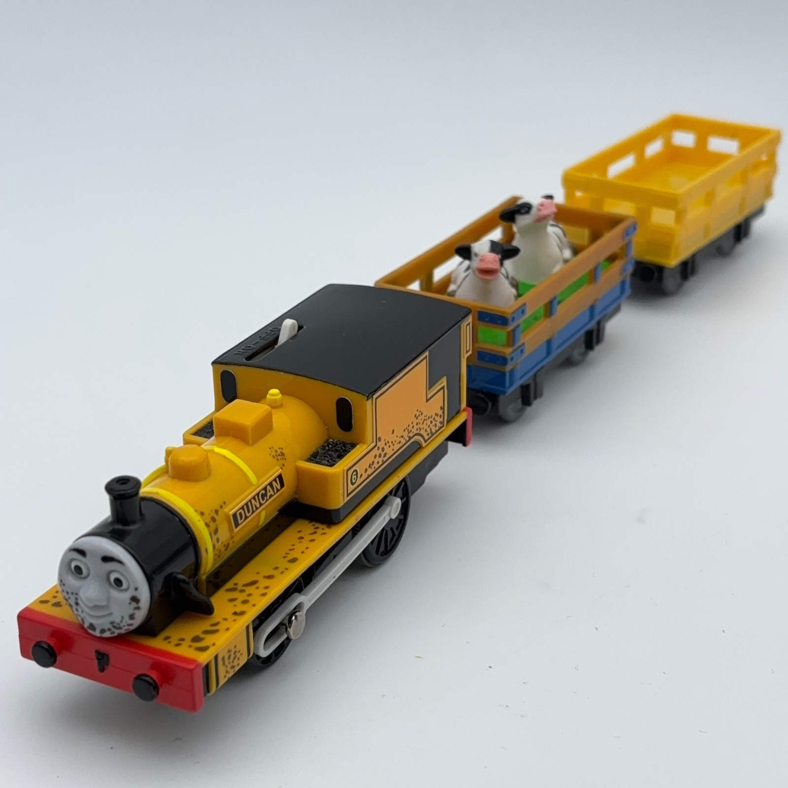 Thomas Trackmaster Hit Toy Duncan Does it All GUC 2006 WORKS Cows Motorized