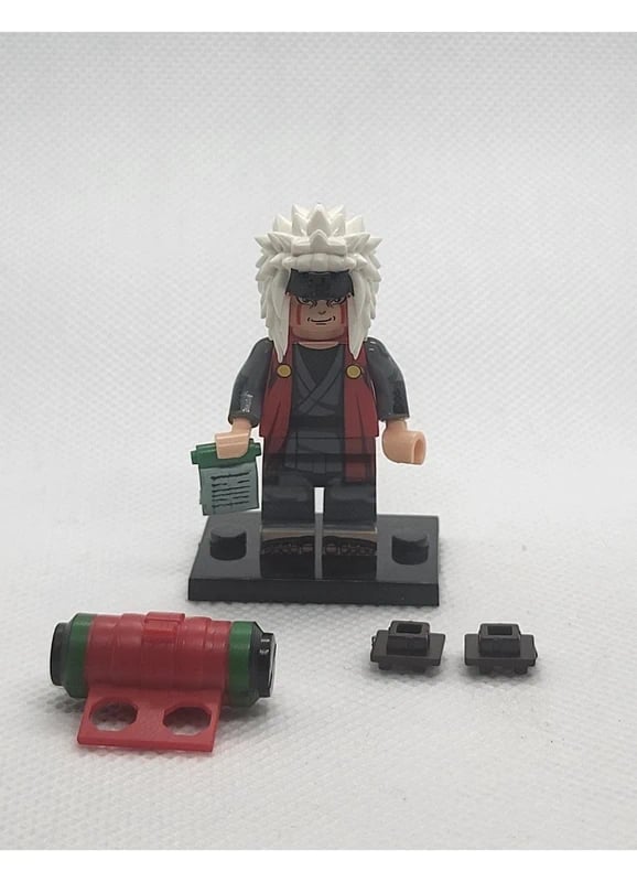 Figurine type Lego - Naruto shippuden - Jiraiya (Lego-style Figure - Naruto Shippuden - Jiraiya)