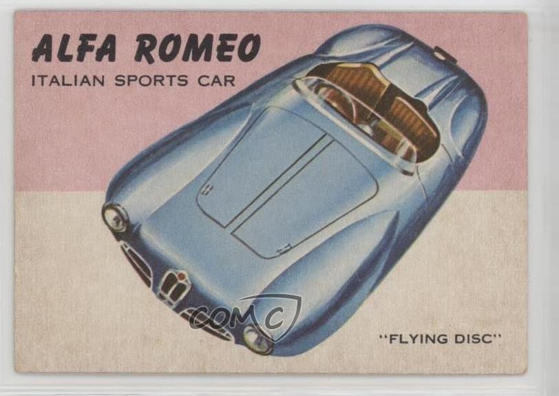 1954 Topps Mondo su Ruote Alfa Romeo #59 0nr3