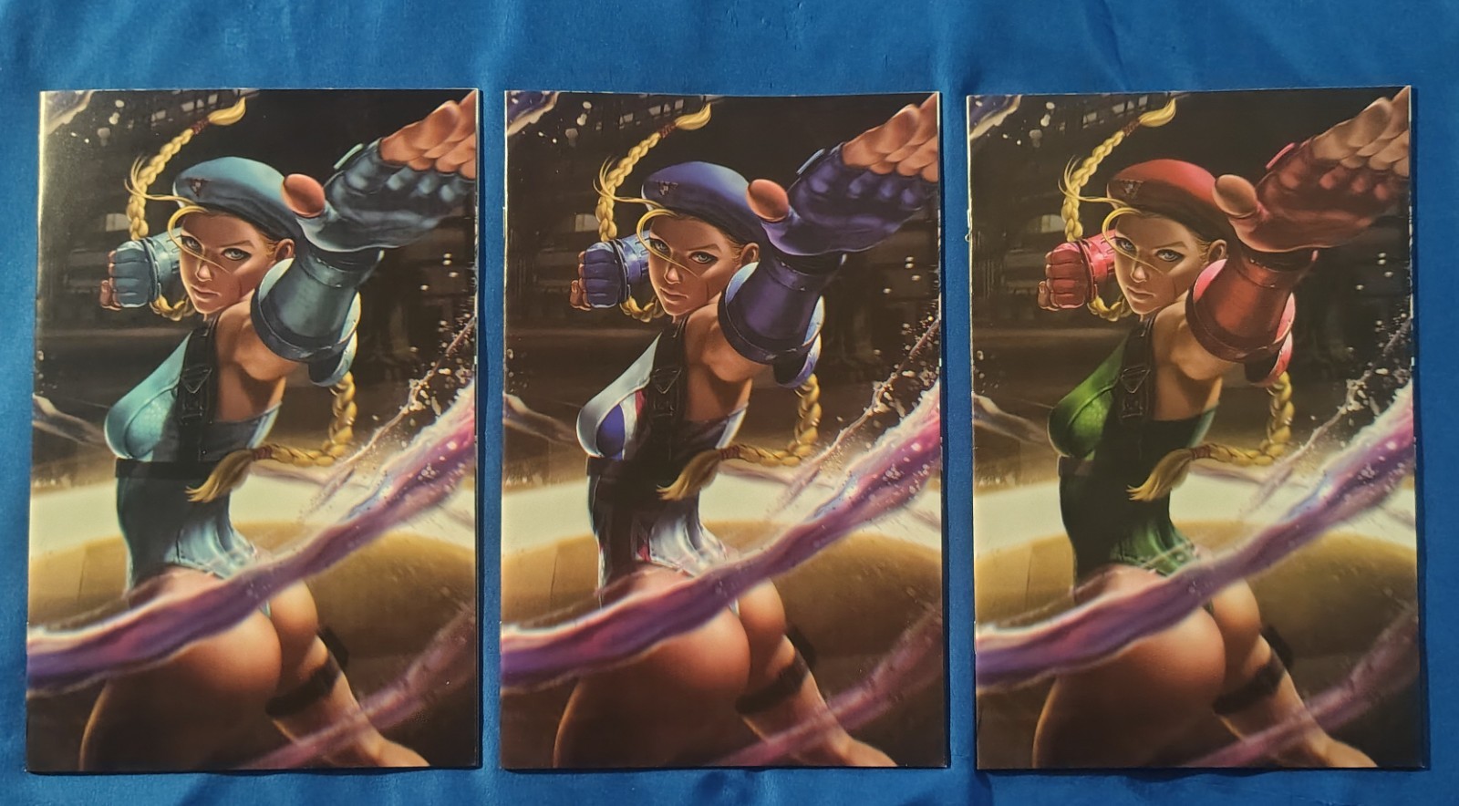 STREET FIGHTER MASTERS CAMMY #1 Set!IVAN TALAVERA ESCLUSIVA VARIANTE VERGINE LE400