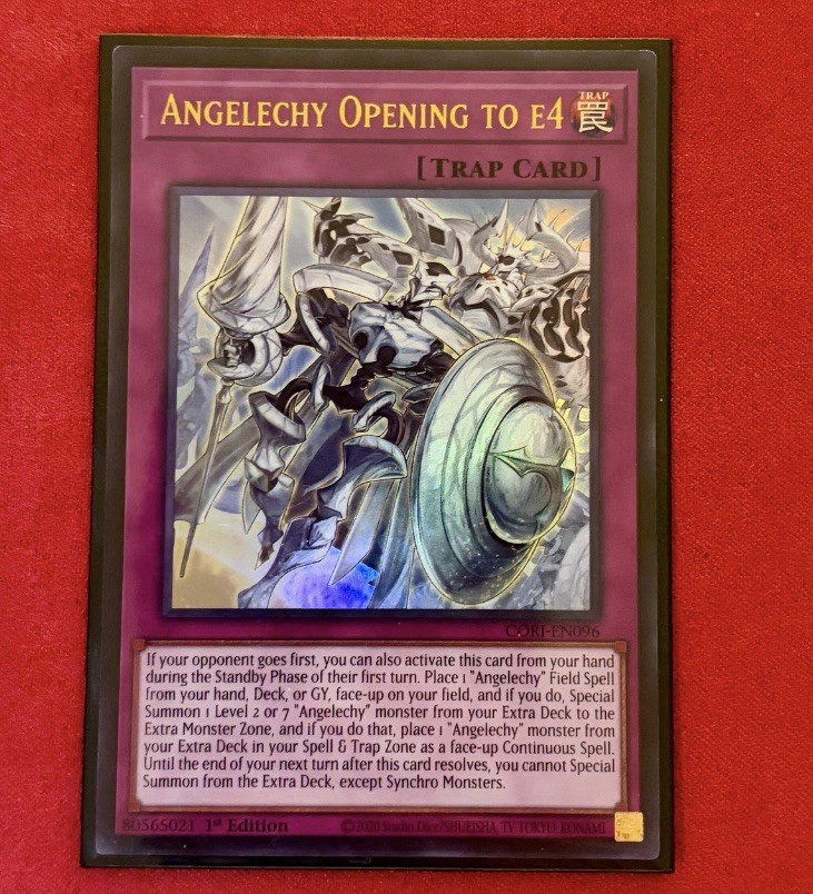 YuGiOh Angelechy Opening to E4 CORI-EN096 Ultra  Rare 1st Ed NM