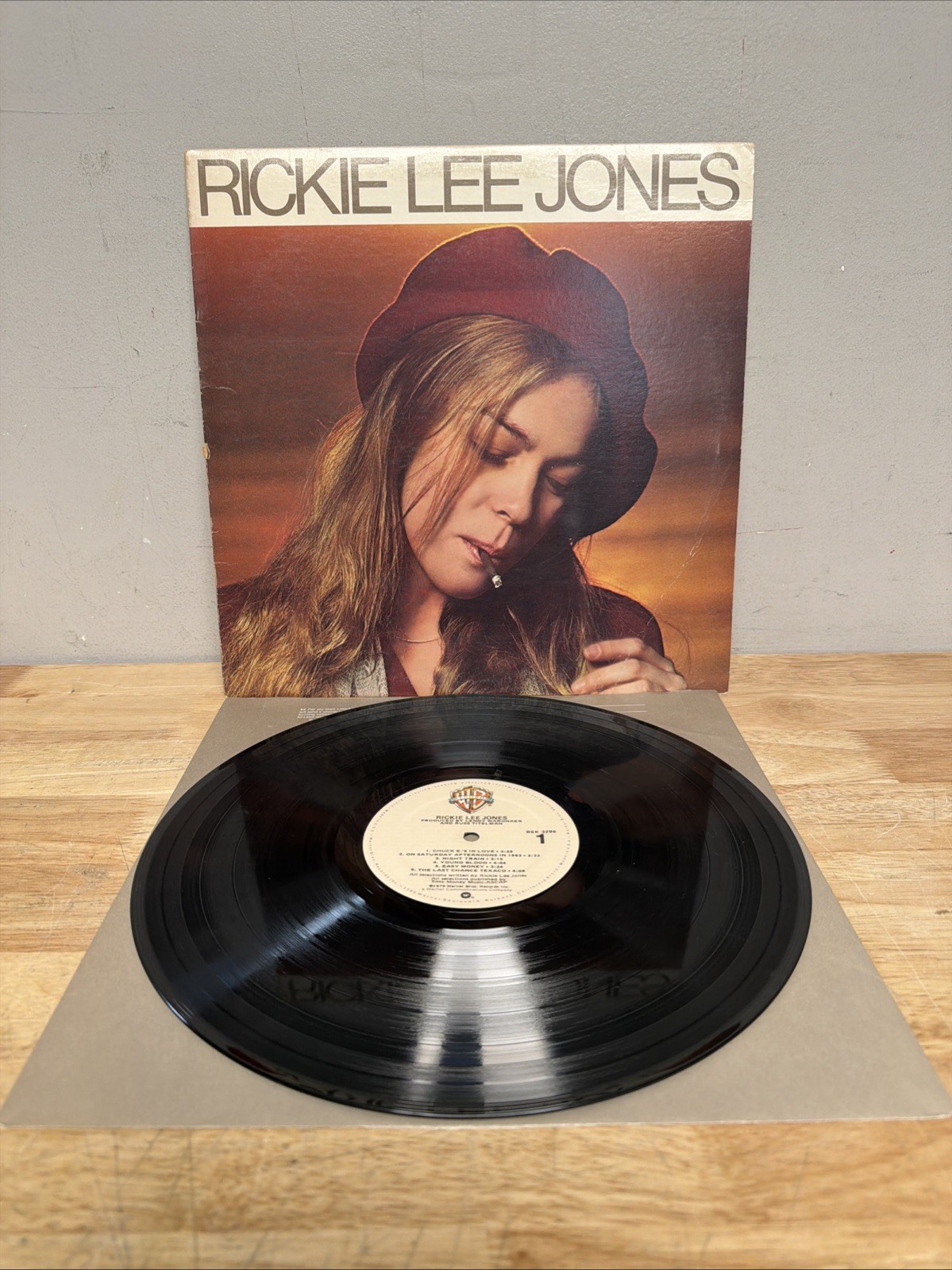 RICKIE LEE JONES SELF TITLED BSK-3296 LP VINYL RECORD