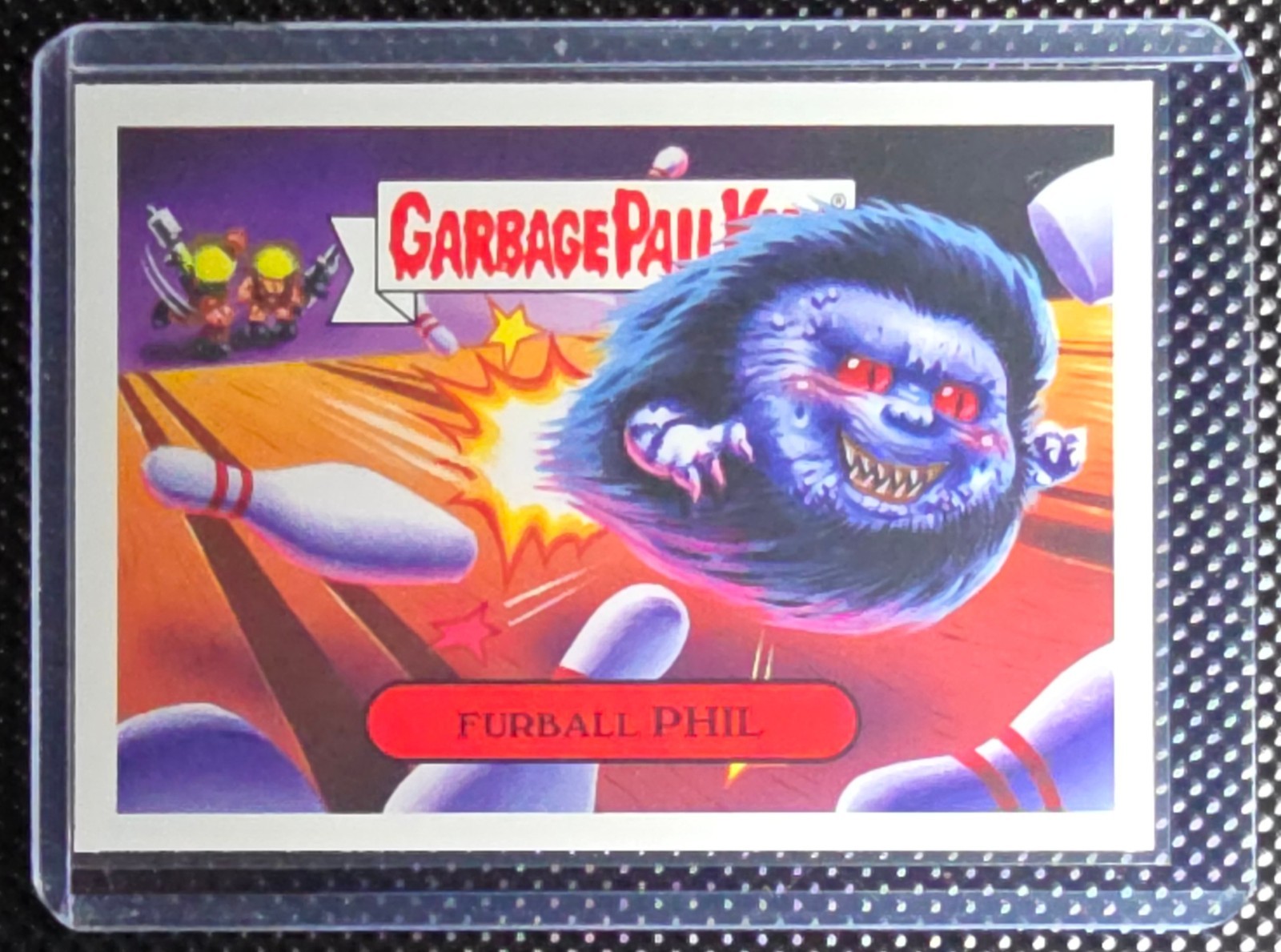 2019 Garbage Pail Kids Cult Horror Sticker Furball Phil 5b
