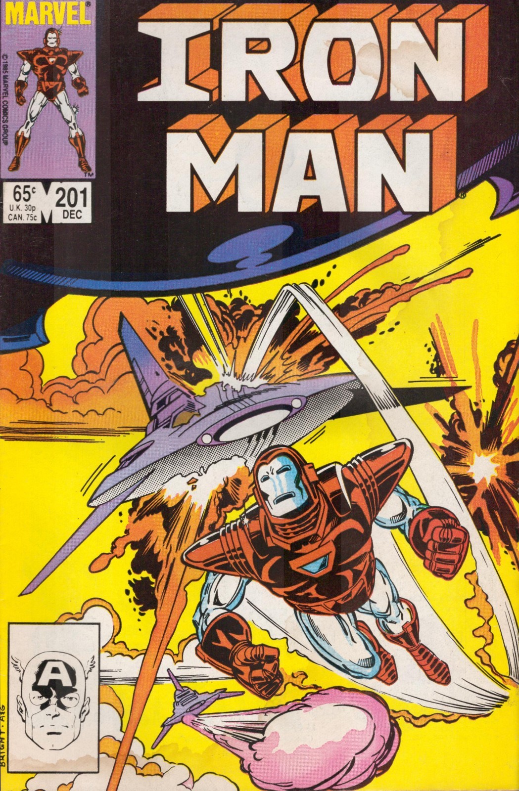 52996: MARVEL IRON MAN #201 grado G