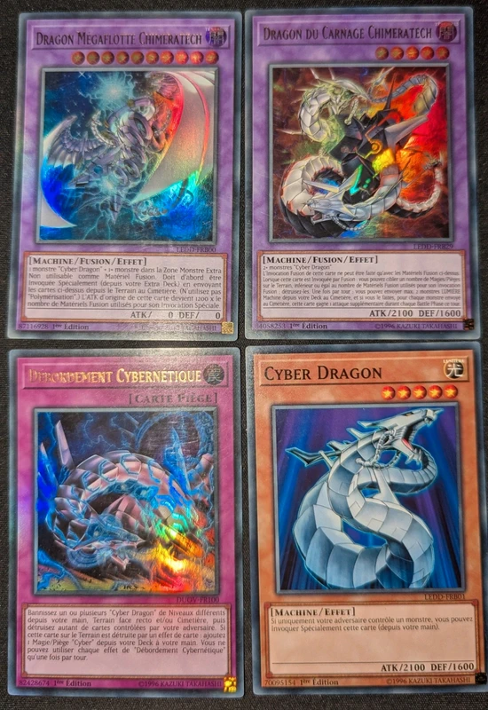 Lot cyber dragon Yu-Gi-Oh