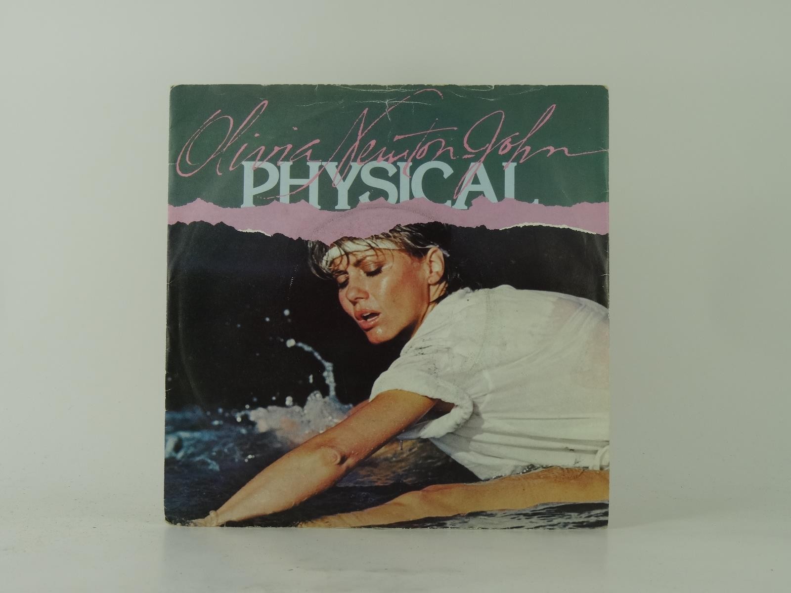 OLIVIA NEWTON-JOHN PHYSICAL. (9) 2 Track 7" Single plus Picture Sleeve EMI RECOR