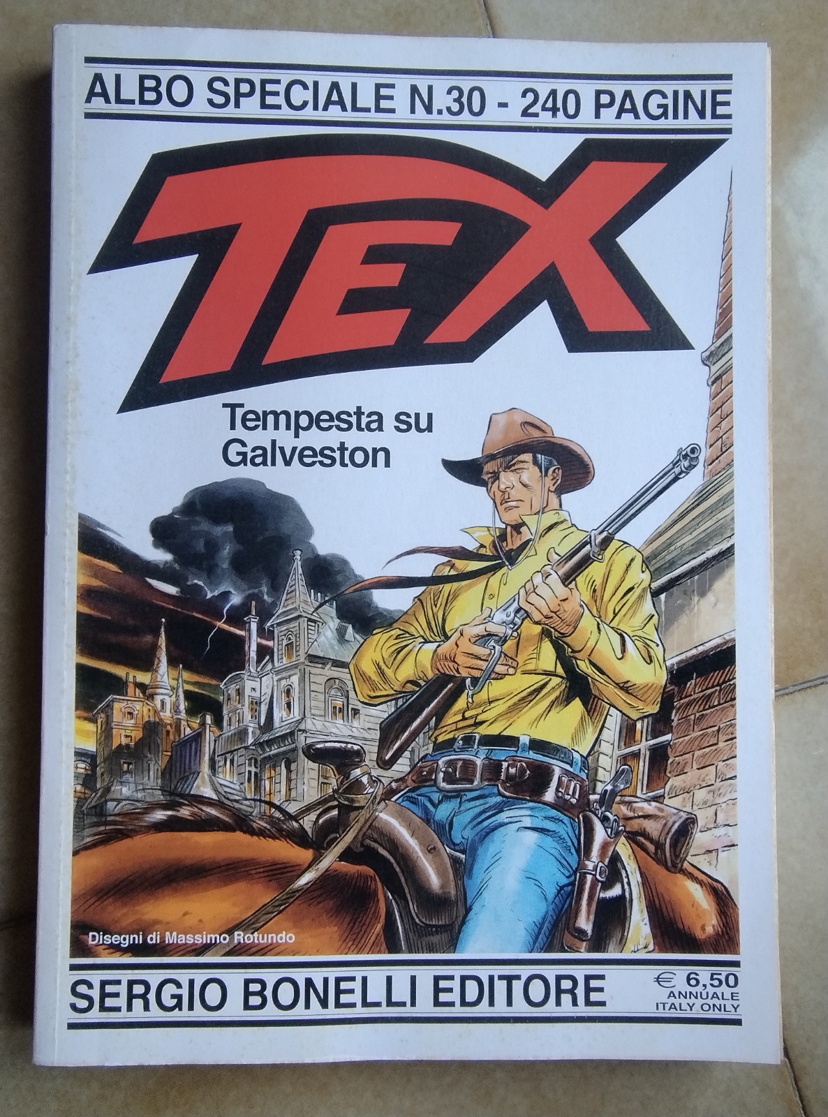 TEX Speciale (Texone) n. 30 - Tempesta su Galveston-2016-Disegni Massimo Rotundo