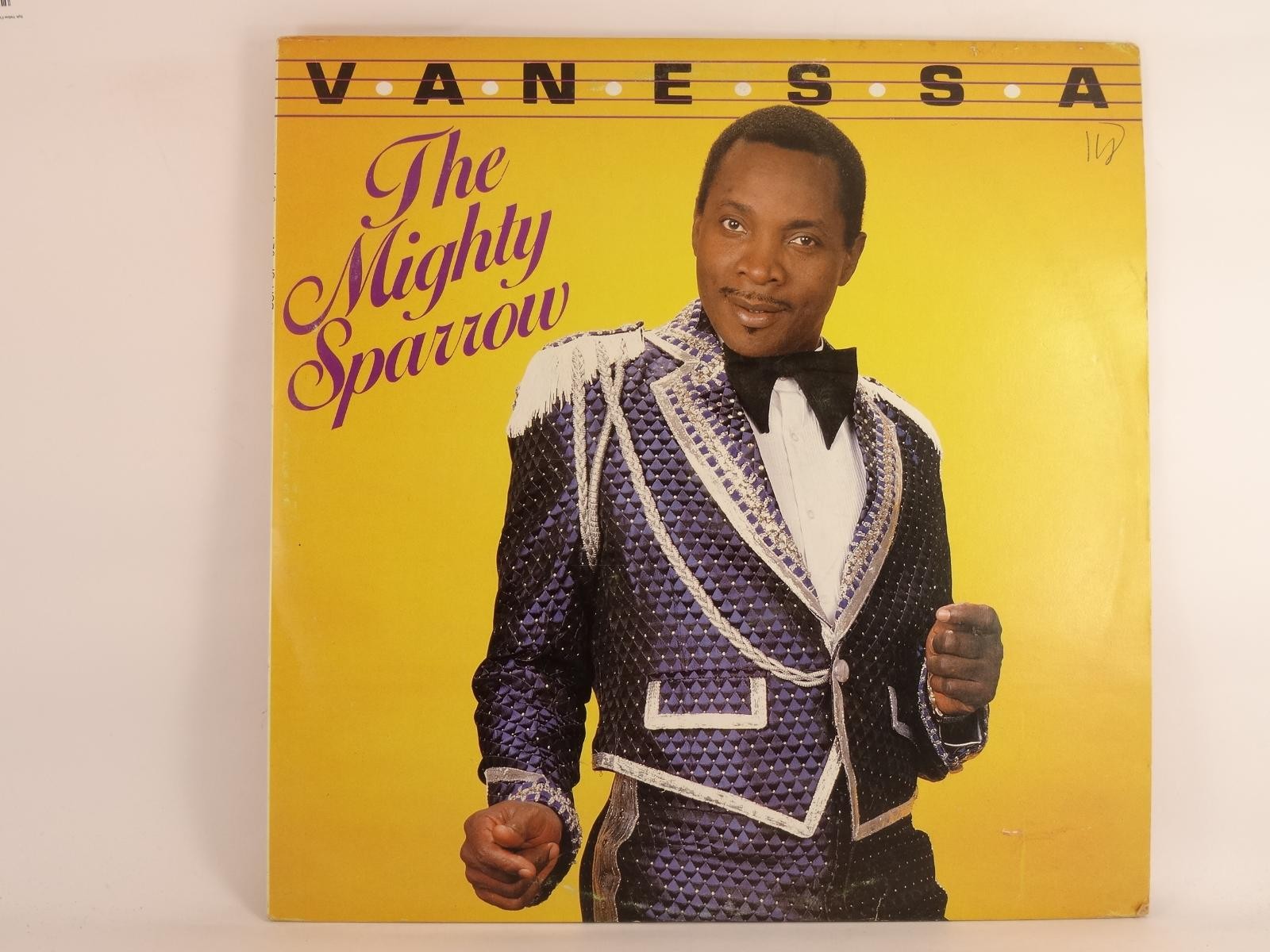 THE MIGHTY SPARROW VANESSA (39) 6 Track Promo 12" Single plus Picture Sleeve WES