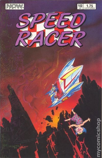 Speed Racer #10 VG/FN 5.0 1988 immagine stock basso grado