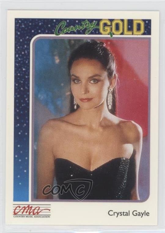 1992 Sterling Cards CMA Country Gold Crystal Gayle #61 1b9b