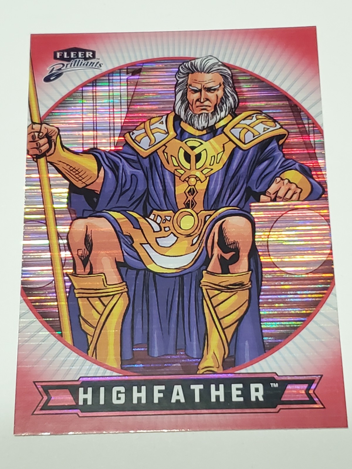2025 Fleer Brilliants Superman - Red Heat Vision - #39 Highfather - 0449/1938
