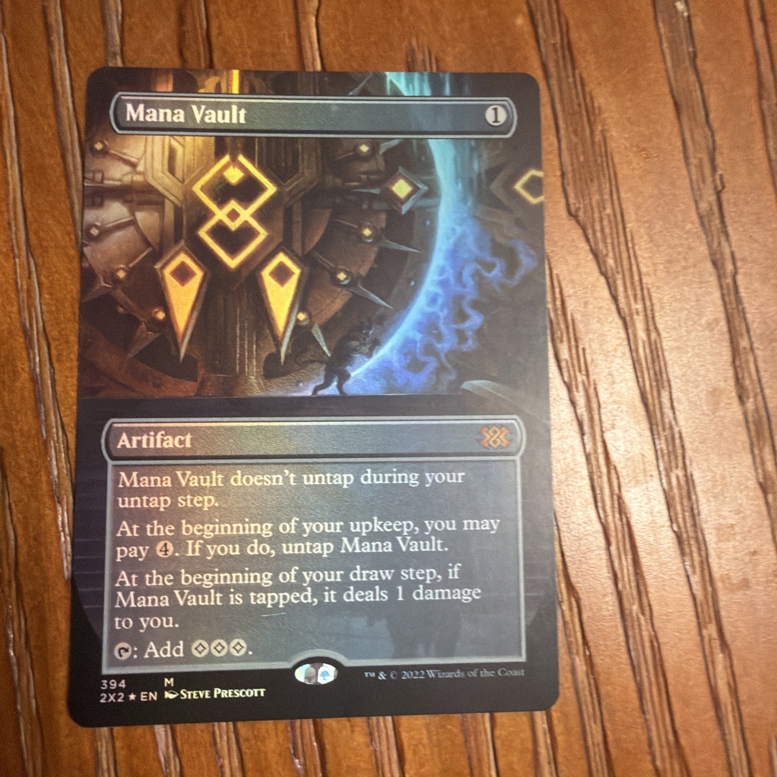 MTG English Mana Vault (Borderless) NM Foil Double Masters 2022