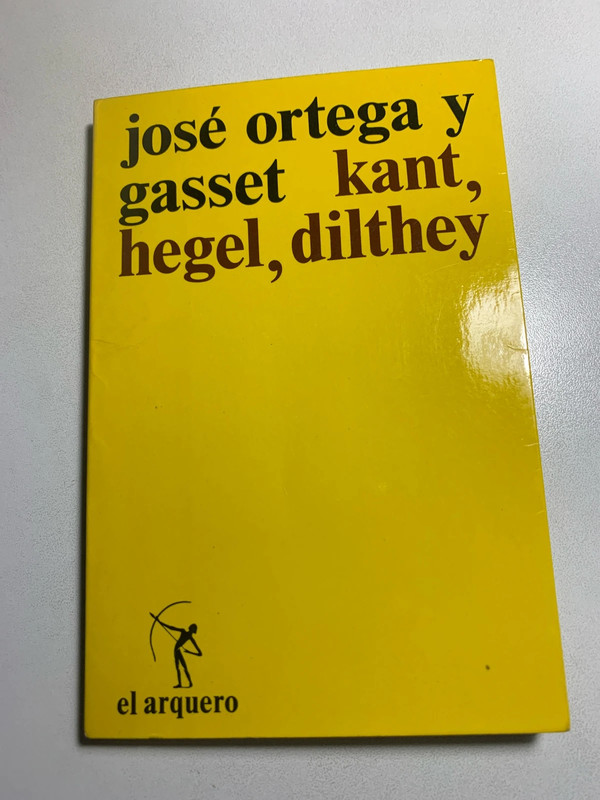 Kant, Hegel, Dilthey.