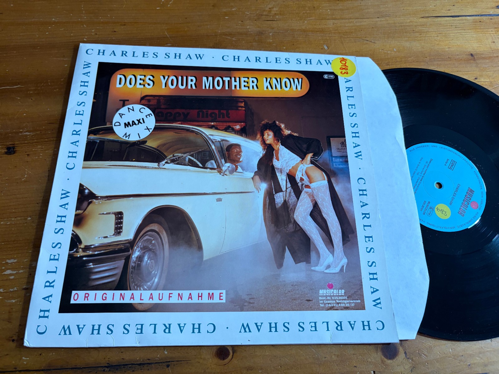 12"  Germany  1988 Charles Shaw – Does Your Mother Know?