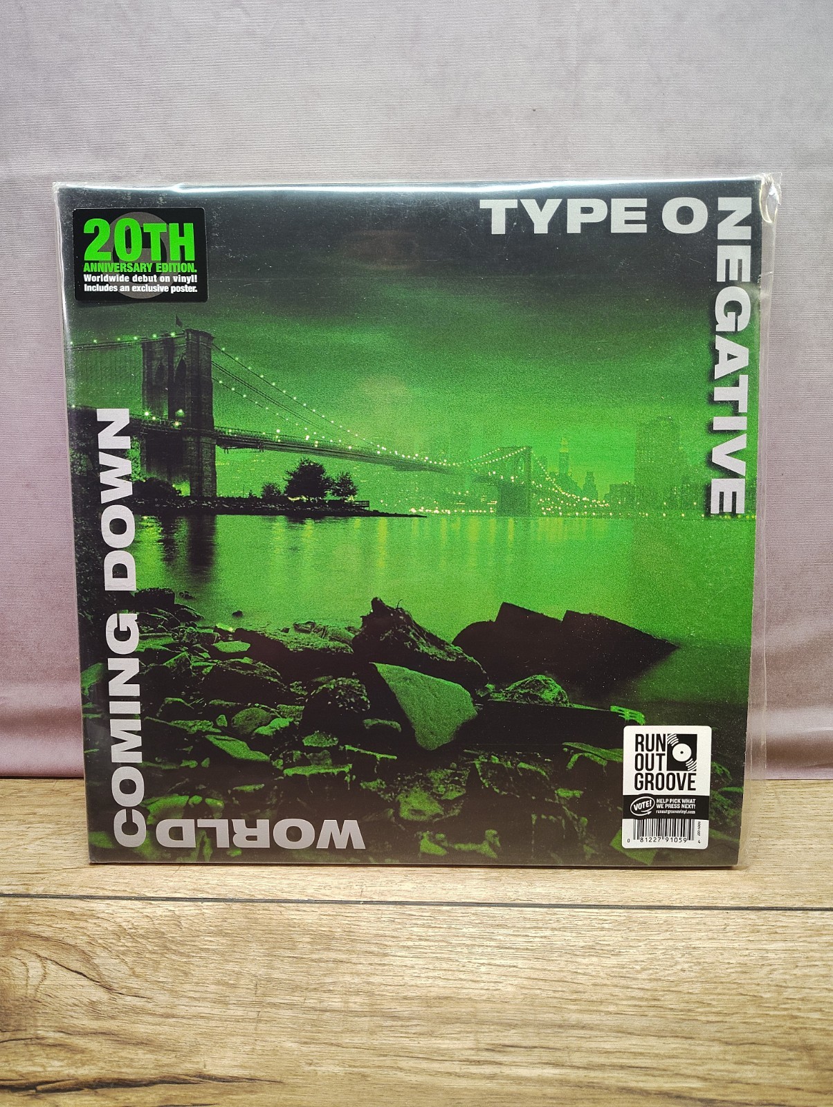 Type O Negative - World Coming Down 2LP Green Vinyl 20th anniversary Roadrunner
