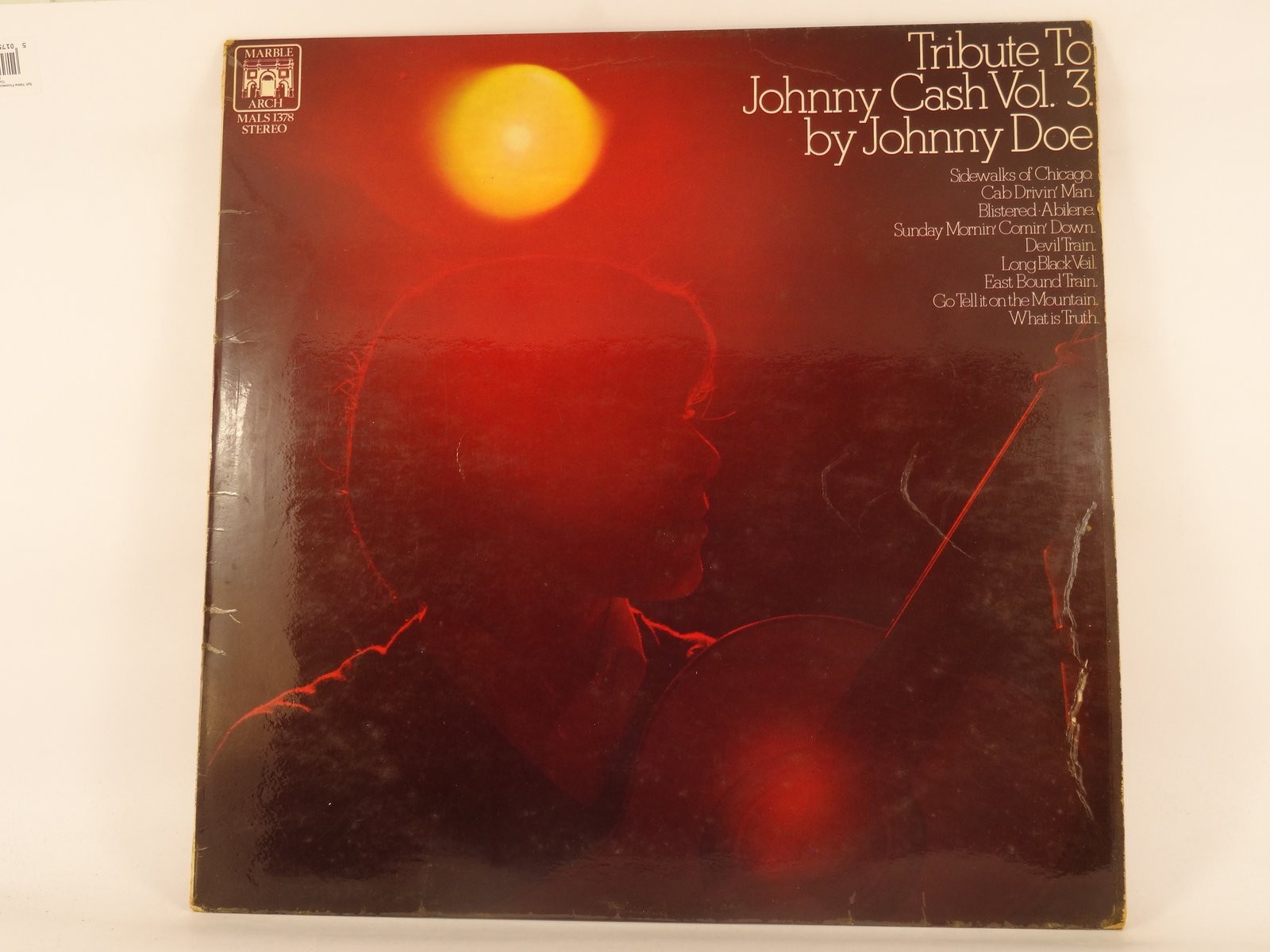 JOHNNY DOE TRIBUTE TO JOHNNY CASH VOL 3 (432) LP MARBLE ARCH